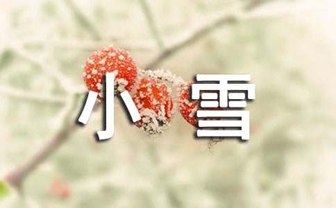 小雪节气讲话稿